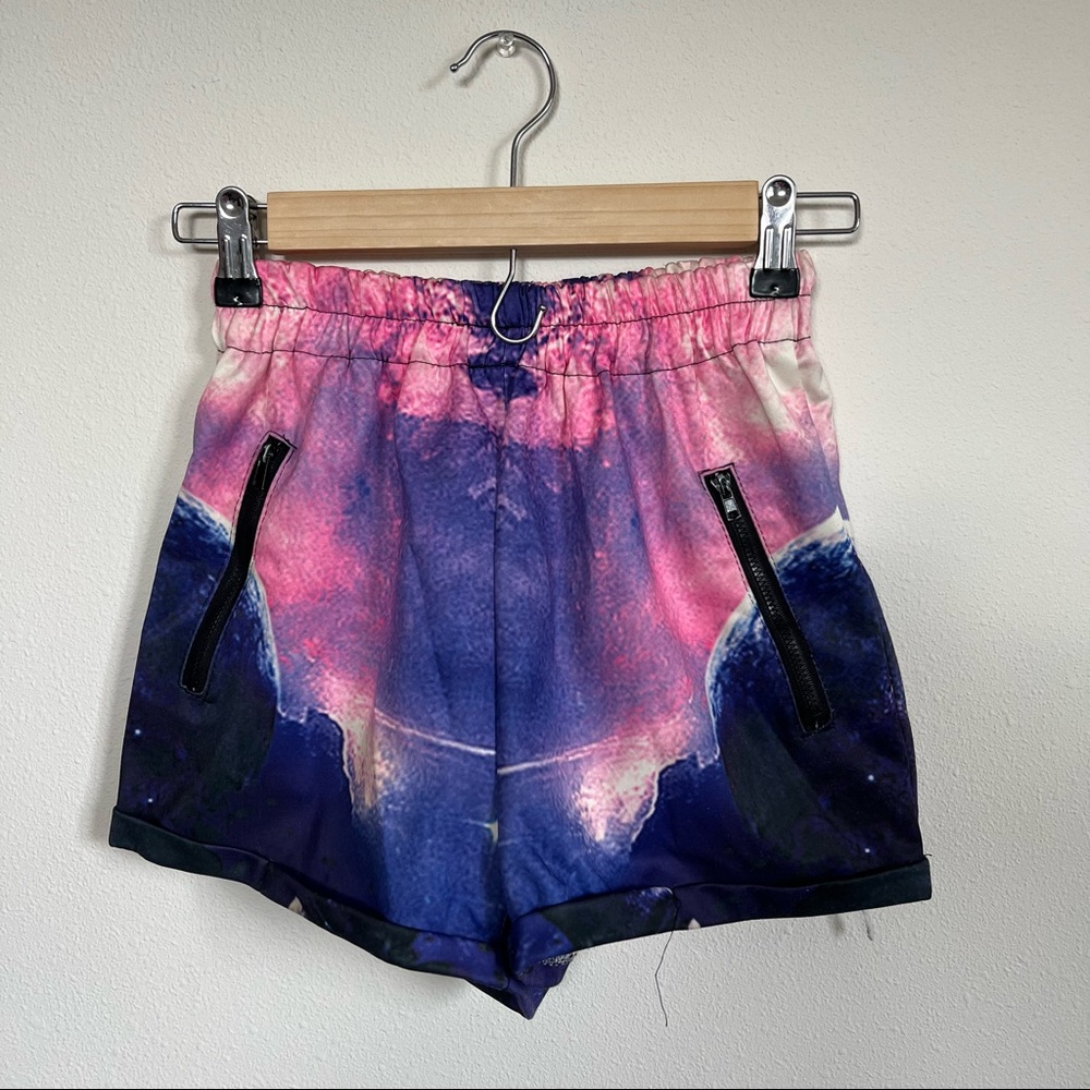 High waisted galaxy shorts - Picture 1 of 6